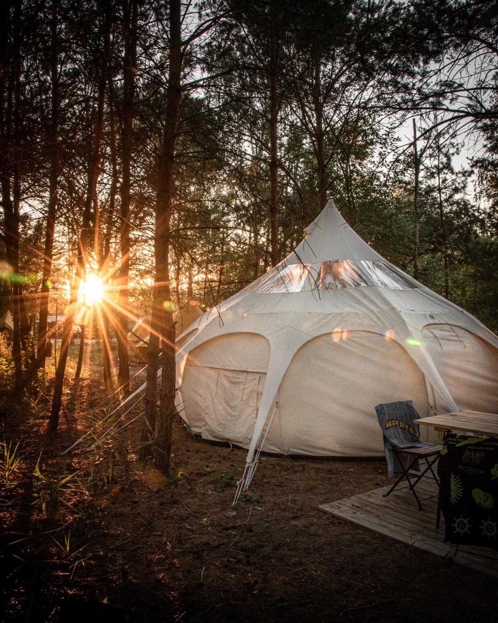 Raus Und Gut Glamping Am Graebendorfer See Drebkau Zewnętrze zdjęcie