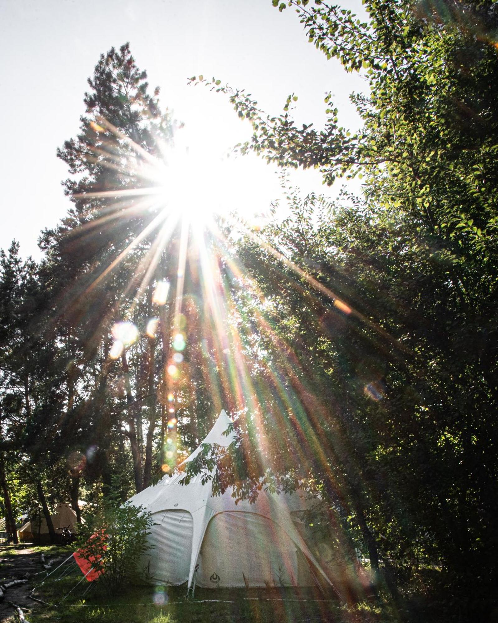 Raus Und Gut Glamping Am Graebendorfer See Drebkau Zewnętrze zdjęcie