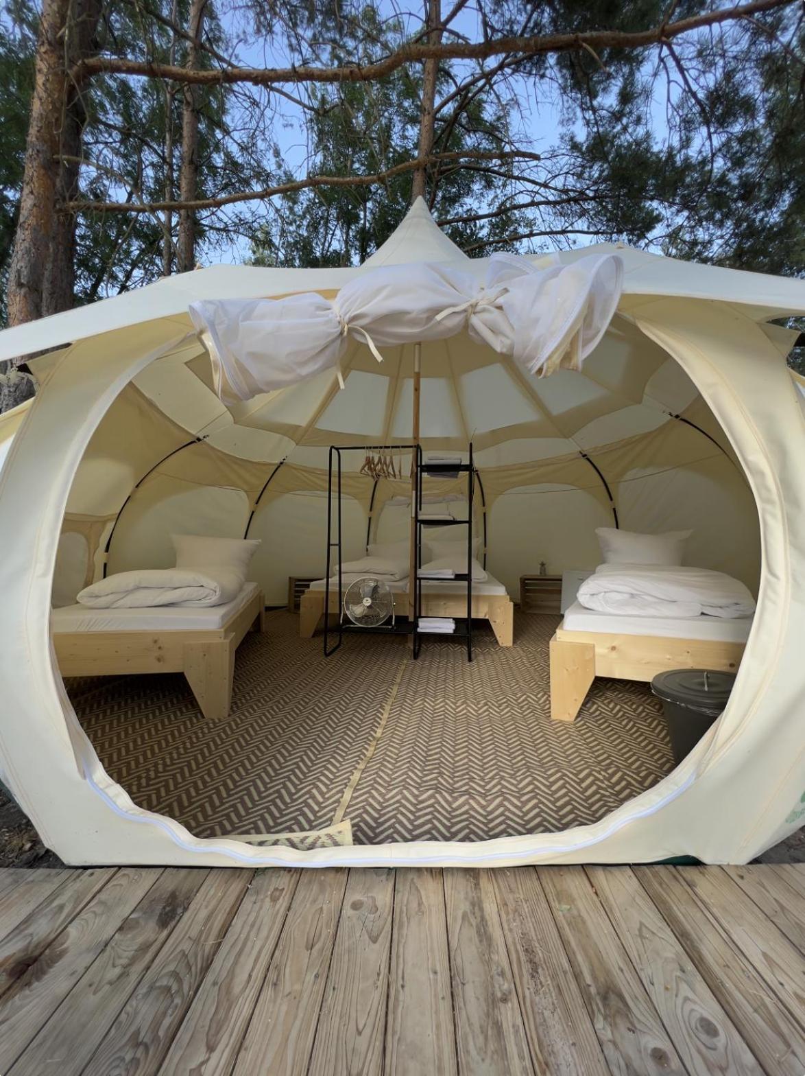 Raus Und Gut Glamping Am Graebendorfer See Drebkau Zewnętrze zdjęcie