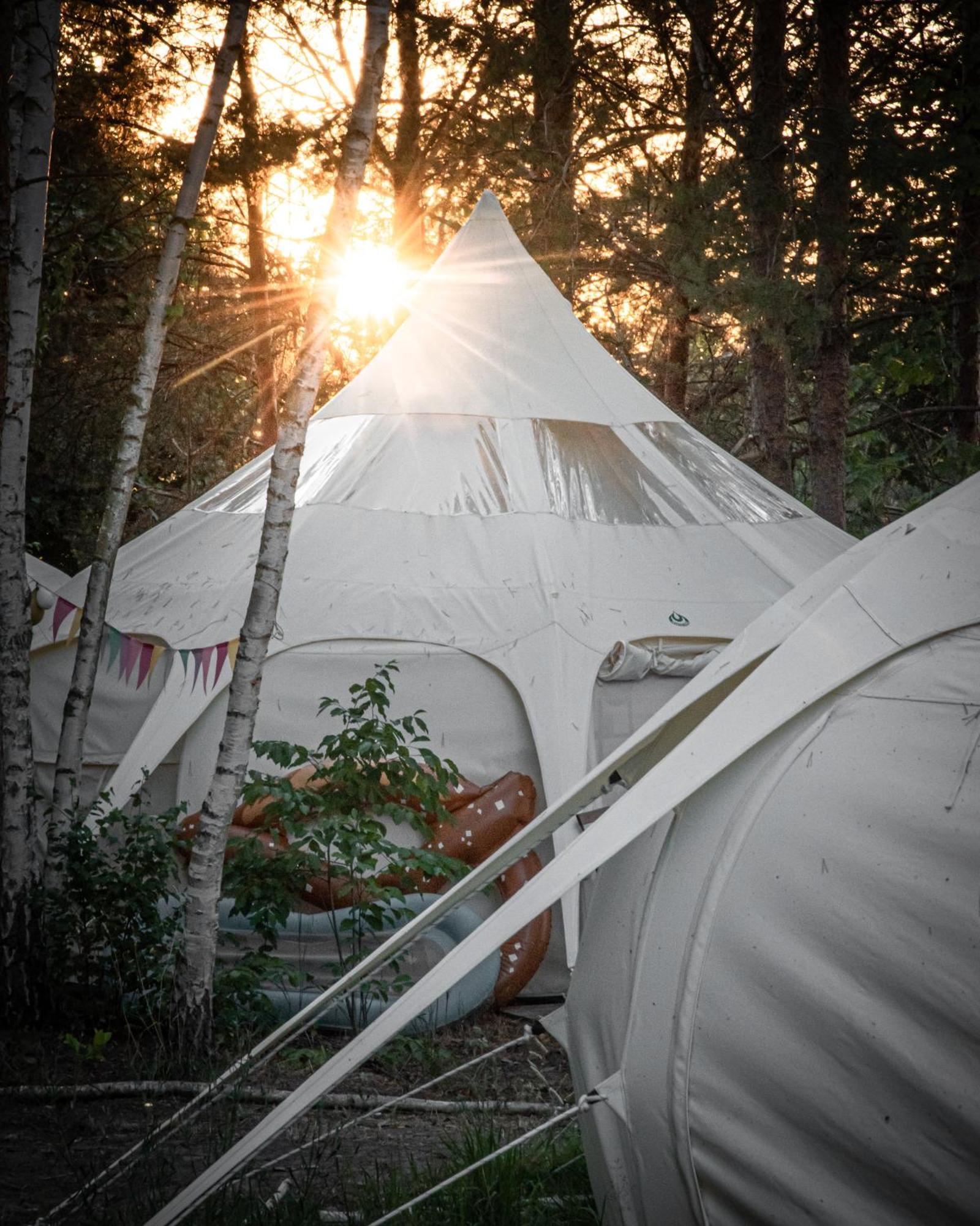 Raus Und Gut Glamping Am Graebendorfer See Drebkau Zewnętrze zdjęcie